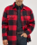 MNS FLANNEL SHACKET RED BUFFALO