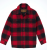 BOYS FLANNEL SHIRT JACKET RED