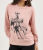 WMS RETRO SWEATSHIRT BRONCO PINK