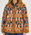 WMS RETRO CARDIGAN MUSTARD AZTEC