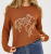 WMS RETRO SWEATER BRONCO RUST
