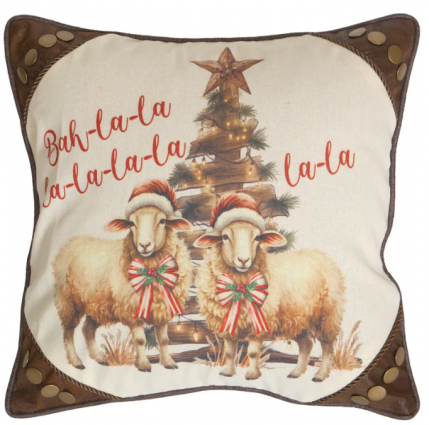 SHEEP CHRISTMAS PILLOW