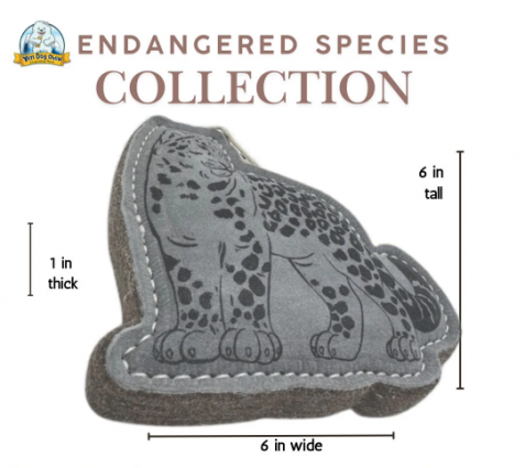 YETI LEATHER TOY LEOPARD