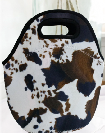 Brown Cowhide Lunchbag