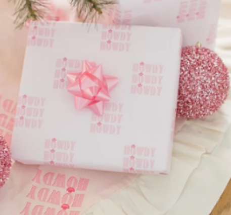 PINKY HOWDY WRAPPING PAPER