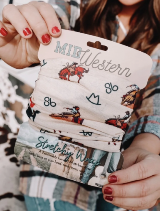 Vintage Cowboy Stretchy Wrap