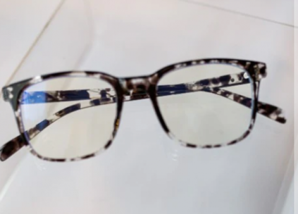 Grey Tortoise B/L Block Glasses