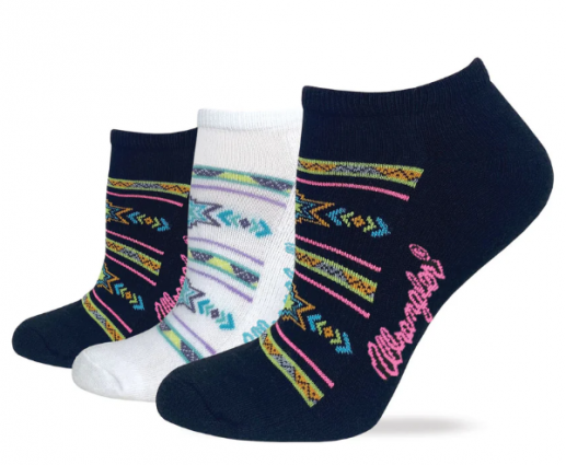 LADIES AZTEC LOW CUT SOCKS