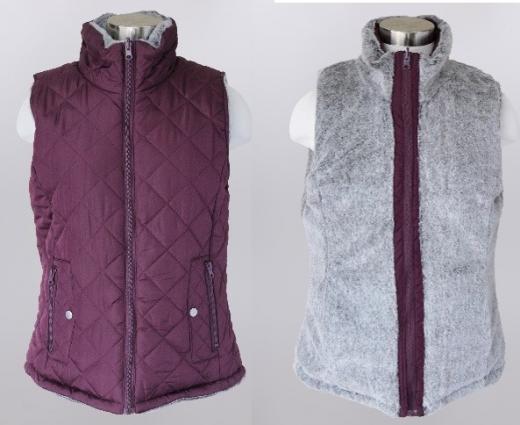 KH BURGUNDY REVERSIBLE VEST