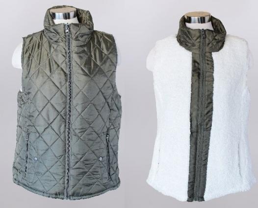 KH OLIVE REVERSIBLE VEST
