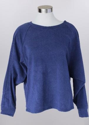 KH LS KNIT SHIRT BLUE