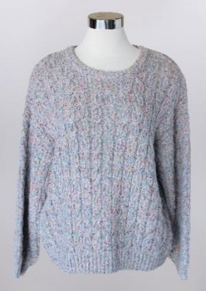 KH GREY SPECKLE SWETER