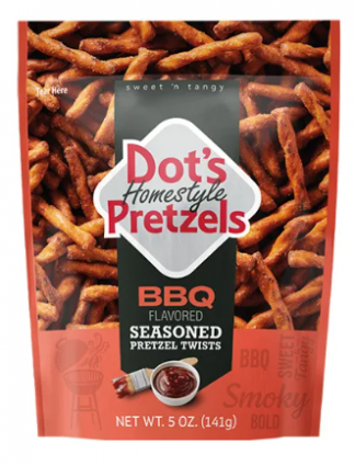 DOT'S BBQ PRETZELS 5OZ