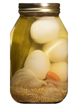 MILD PICKLED EGGS