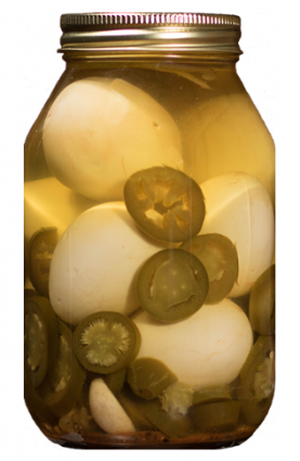 SPICY PICKLED EGGS