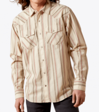MNS HINES RETRO FIT SHIRT WHITE