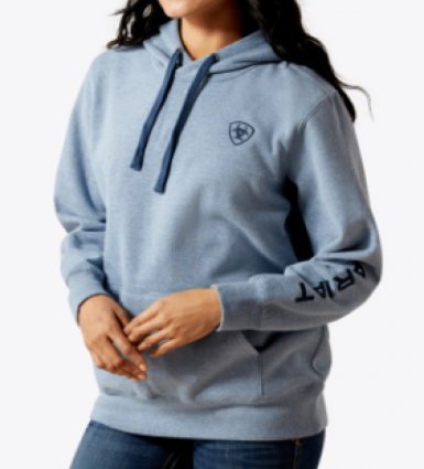 WMS ARIAT LOGO 2.0 HOODIE INDIGO