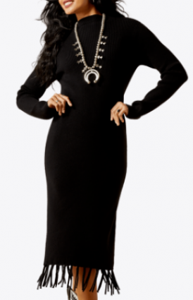 WMS ALICIA SWEATER DRESS BLACK