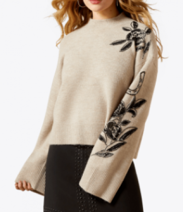WMS ALL IN EMBELLISHED SWEATER