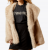 WMS FAUX FUR COAT TAN