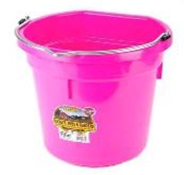 20QT FLAT BACK BUCKET HOT PINK