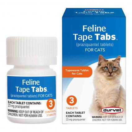 TAPE TABS FELINE TAPEWORM DEWORM