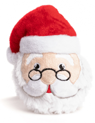 FABDOG HOLIDAY SANTA BALL SMALL