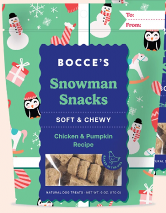 BOCCES SNOWMAN SNACKS TREATS