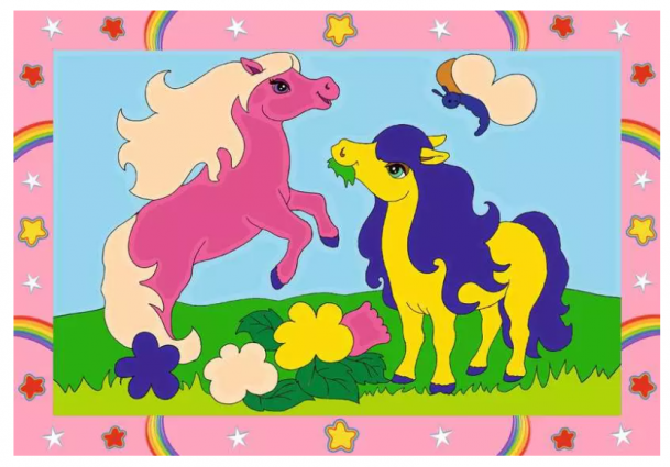 CREART JR PRANCING PONIES