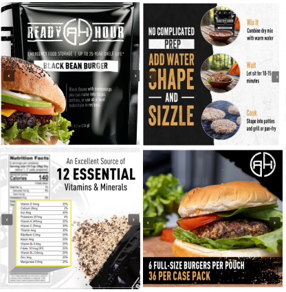 RH Black Bean Burger Mix