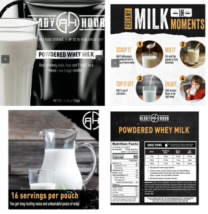 RH Powdered Whey Milk