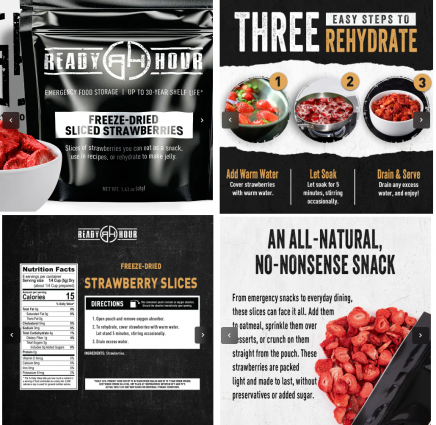 RH Freeze-Dried Strawberries