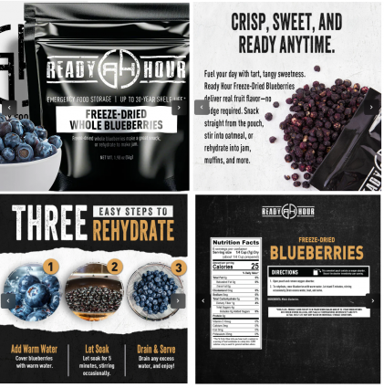 RH Freeze-Dried Blueberries