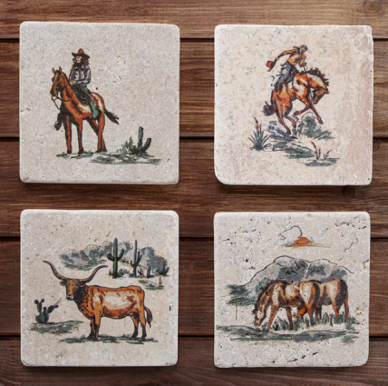 RANCH LIFE COASTER SET