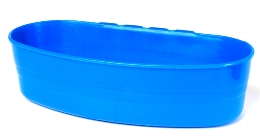 1QT PLASTIC CAGE CUP BLUE