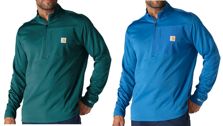 M Force RlxdFt HlfZp Tshrt