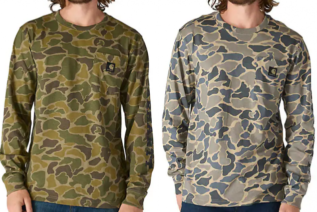 M RlxFt HW LS Cmo Lgo Grphc