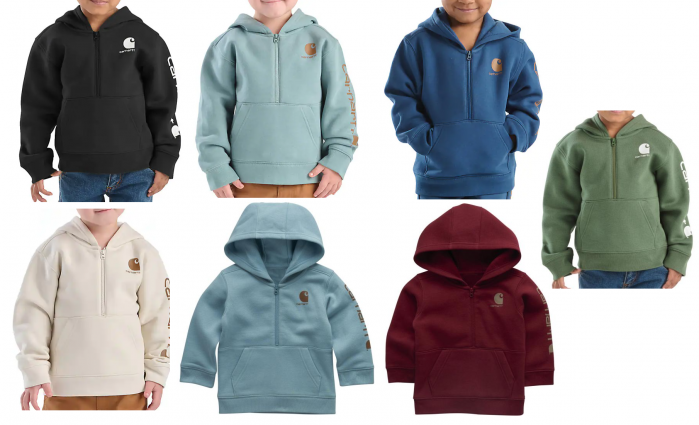 LS HALF-ZIP SWEATSHIRT