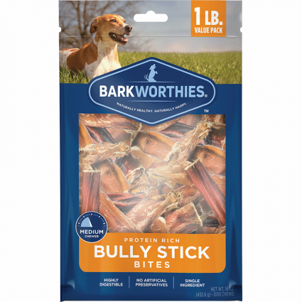 BW DOG BULLY STICK BITES 16OZ