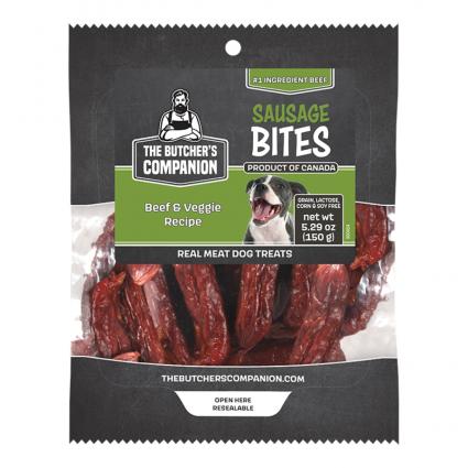 BC DOG BEEF & VEG SAUSAGE BITES