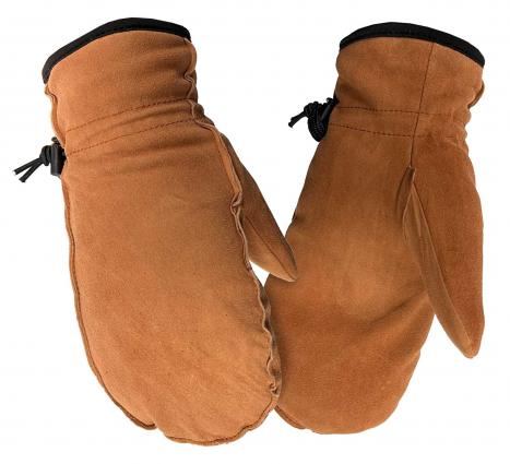 WMS DEER SUEDE MITTEN SADDLE