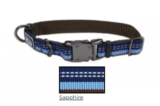 5/8" ADJ COLLAR SAPPHIRE 10-14"