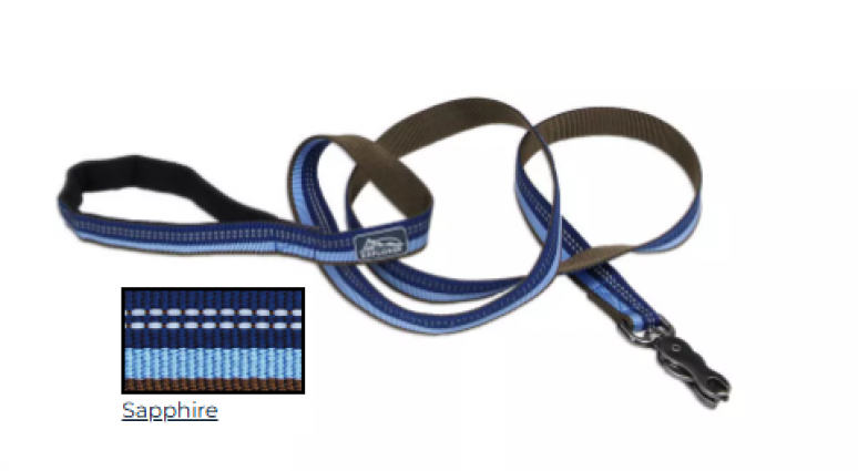 1" REFLC LEASH SAPPHIRE 6'