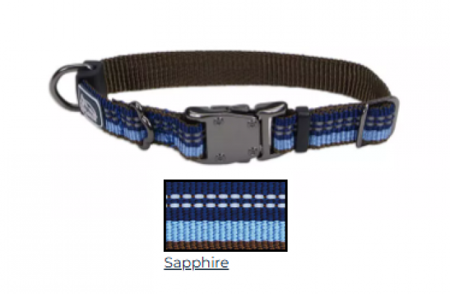 1" ADJ COLLAR SAPPHIRE 12-18"