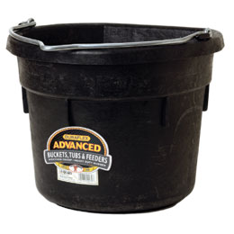 18QT FLATSIDE RUBBER  PAIL