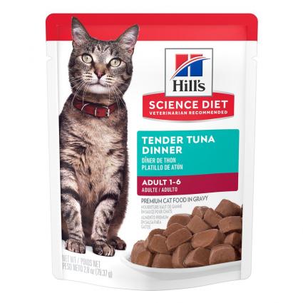2.8oz SD CAT TENDER TUNA POUCH