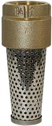 1-1/4" BRASS FOOT VALVE