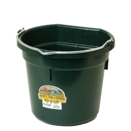 20QT FLAT BACK BUCKET GREEN