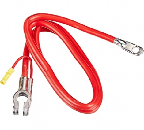 4GA 25"TOP POST BATT CABLE RED