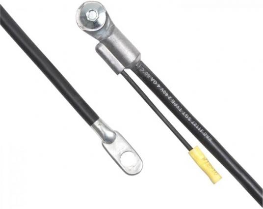 4GA 30"SIDE TERM BATT CABLE BLK